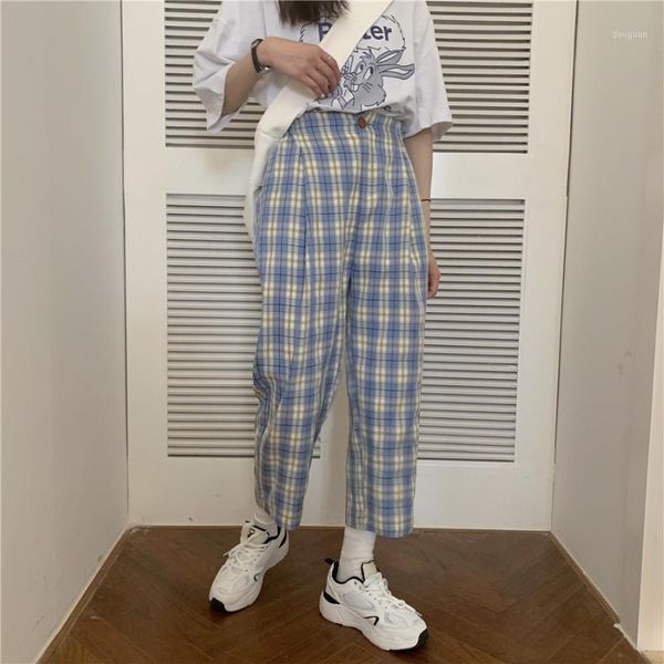 women's pants & capris plaid casual joggers women sweatpants ankle-length korean straight plus size 2021 spring wide leg loose womens s, Black;white
women's pants & capris plaid casual joggers women sweatpants ankle-length korean straight plus size 2021 spring wide leg loose womens s, Black;white