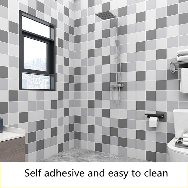 wallpapers gray grid self-adhesive wallpaper waterproof and moisture-proof sticker renovation roll kitchen oil proof ceramic tile fil
wallpapers gray grid self-adhesive wallpaper waterproof and moisture-proof sticker renovation roll kitchen oil proof ceramic tile fil
