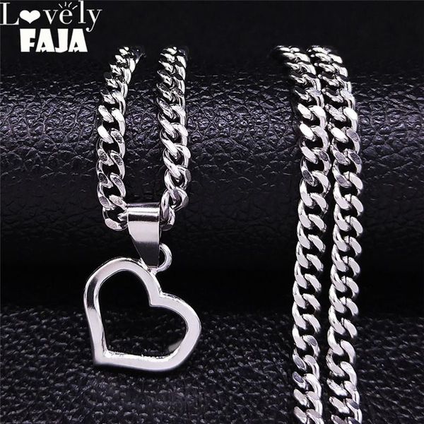 fashion punk heart stainless steel necklaces women/men silver color statement necklace jewelry moda mujer nxs02 pendant
fashion punk heart stainless steel necklaces women/men silver color statement necklace jewelry moda mujer nxs02 pendant