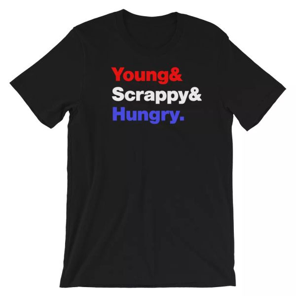 young scrappy and hungry t-shirt hamilton shirt broadway tee red white blue inks, White;black
young scrappy and hungry t-shirt hamilton shirt broadway tee red white blue inks, White;black
