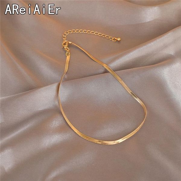 chokers fashion link chain choker snake bone short necklace layer for women charm necklaces collares jewelry gold colors gifts, Golden;silver
chokers fashion link chain choker snake bone short necklace layer for women charm necklaces collares jewelry gold colors gifts, Golden;silver