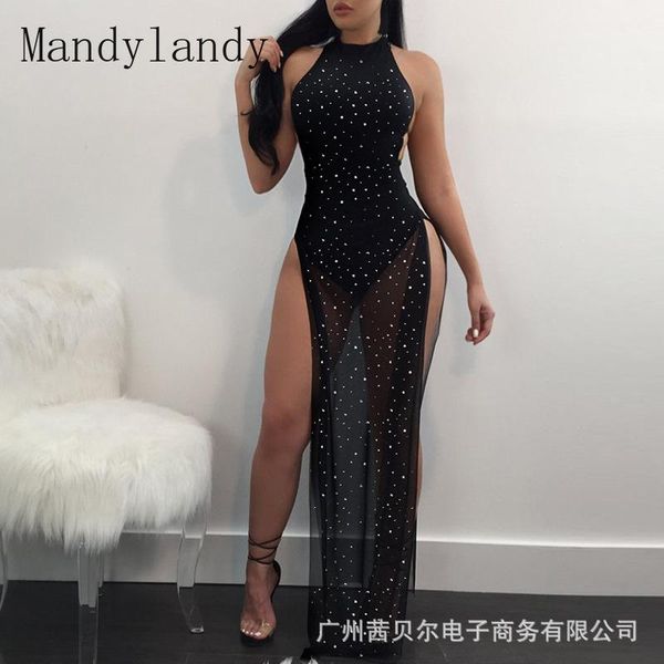 ethnic clothing mandylandy women sequins mesh hollow out party evening dress ladies sleeveless halter split long night club wear, Red
ethnic clothing mandylandy women sequins mesh hollow out party evening dress ladies sleeveless halter split long night club wear, Red