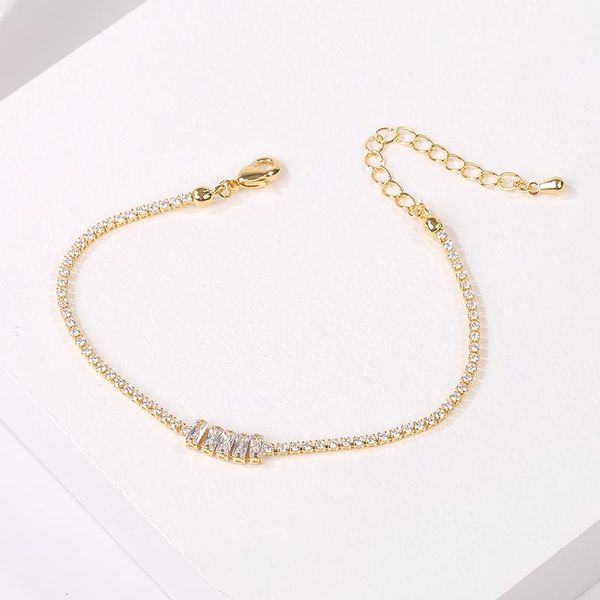 link, chain tennis bracelet female korean version of lightweight luxury exquisite handmade jewelry trend simple zircon acce, Black
link, chain tennis bracelet female korean version of lightweight luxury exquisite handmade jewelry trend simple zircon acce, Black