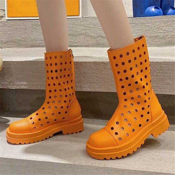 boots summer fashion women's breathable pu leather hollow out ankle soft comfortable platform round toe short botas mujer, Black
boots summer fashion women's breathable pu leather hollow out ankle soft comfortable platform round toe short botas mujer, Black