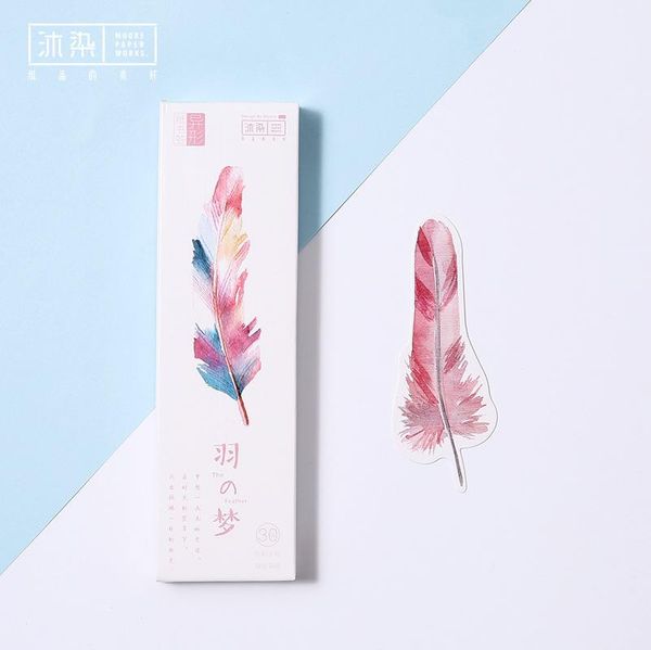 bookmark kawaii cute colorful feather for books 30 pcs/lot,gift children friends,stationery wholesale
bookmark kawaii cute colorful feather for books 30 pcs/lot,gift children friends,stationery wholesale