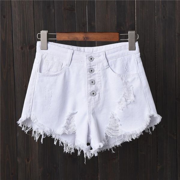 women's shorts hole female high 6xl solid jean clothing large straight fashion waist denim summer size, White;black
women's shorts hole female high 6xl solid jean clothing large straight fashion waist denim summer size, White;black