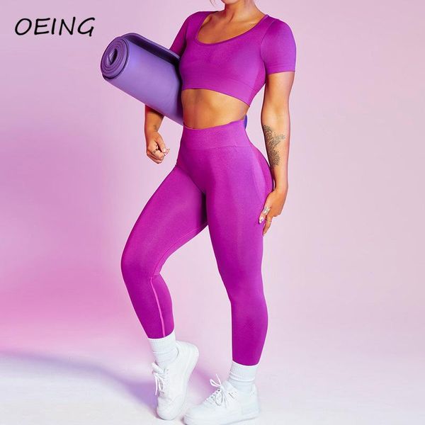 yoga outfit 2021 arrival womens sets seamless short sleeve crop and sesamless leggings set
yoga outfit 2021 arrival womens sets seamless short sleeve crop and sesamless leggings set