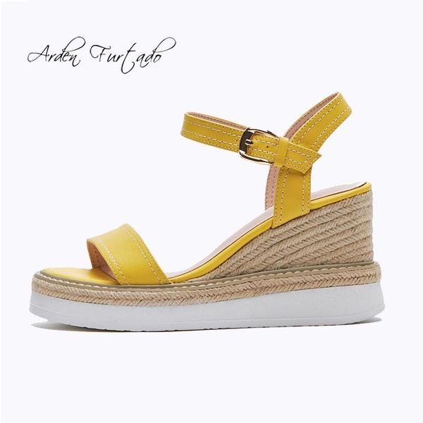 summer 2021 fashion women's shoes buckle strap yellow ladies platform wedges sandals white genuine leather narrow band dress, Black
summer 2021 fashion women's shoes buckle strap yellow ladies platform wedges sandals white genuine leather narrow band dress, Black