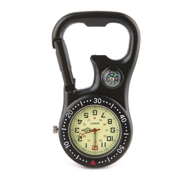 outdoor gadgets rock climbing carabiner luminous watch hang buckle compass bottle opener analog display quartz movement
outdoor gadgets rock climbing carabiner luminous watch hang buckle compass bottle opener analog display quartz movement