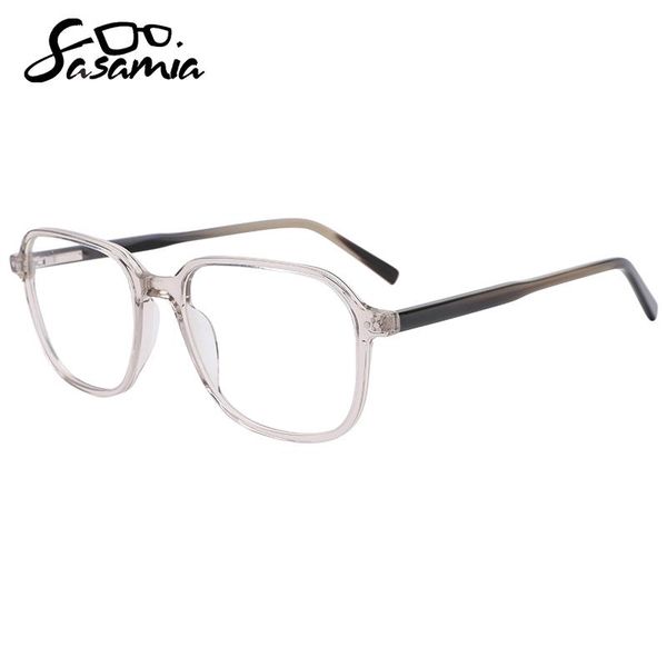 fashion sunglasses frames sasamia man square glasses transparent wood grain brand design optical spectacles myopia male eyeglasses gafas ocu, Black 
fashion sunglasses frames sasamia man square glasses transparent wood grain brand design optical spectacles myopia male eyeglasses gafas ocu, Black