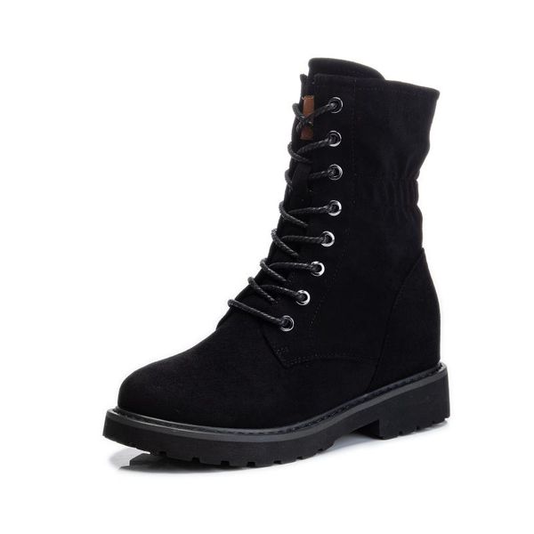 boots 2021 autumn and winter retro thick-soled flat-bottomed plus velvet casual women's, Black
boots 2021 autumn and winter retro thick-soled flat-bottomed plus velvet casual women's, Black