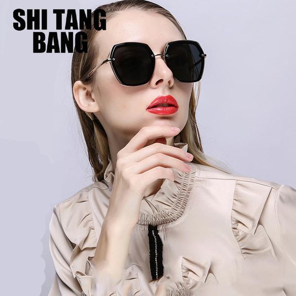 sunglasses 2021 women's polarized sun glasses fashion retro eyeglasses anti-uv large box polygon mirror frame, White;black
sunglasses 2021 women's polarized sun glasses fashion retro eyeglasses anti-uv large box polygon mirror frame, White;black