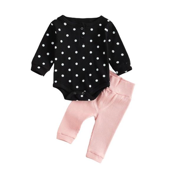 baby girls two-piece clothes set wave points printed pattern long sleeve round collar + pants clothing sets, White
baby girls two-piece clothes set wave points printed pattern long sleeve round collar + pants clothing sets, White