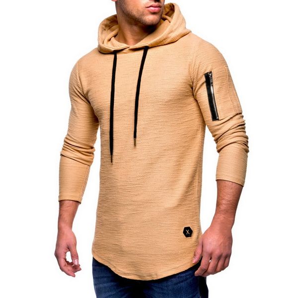 men solid zipper long hooded sweatshirt male long sleeve hoodie slim fit pocket sweatshirt sportswear plus size, Black
men solid zipper long hooded sweatshirt male long sleeve hoodie slim fit pocket sweatshirt sportswear plus size, Black