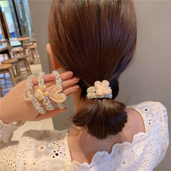 south korea ins net red pearl hair rope super fairy string bead circle horsetail simple tied hair headband bracelet dual purpose, Black
south korea ins net red pearl hair rope super fairy string bead circle horsetail simple tied hair headband bracelet dual purpose, Black