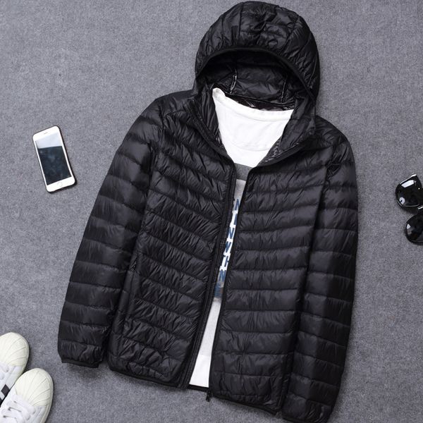 2020 men's lightweight short fashion leisure down jacket light hooded jacket large, Black
2020 men's lightweight short fashion leisure down jacket light hooded jacket large, Black