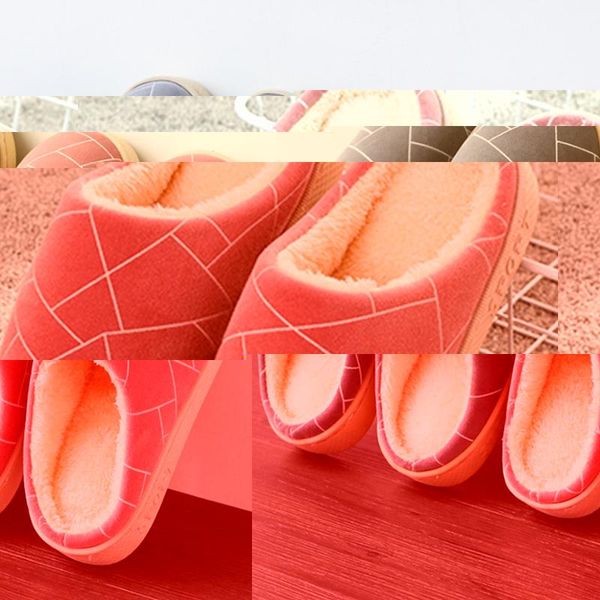 women's slippers men couples geometric flock warm non-slip floor home indoor shoes chinelo masculino, Black
women's slippers men couples geometric flock warm non-slip floor home indoor shoes chinelo masculino, Black