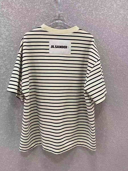 brand ins fashion jil star same loose version classic striped couple's short sleeve t-belt run, White;black
brand ins fashion jil star same loose version classic striped couple's short sleeve t-belt run, White;black