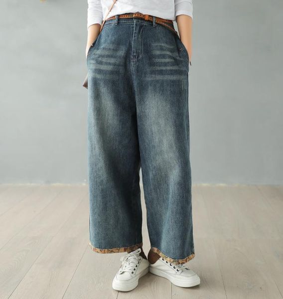 women's jeans spring women elastic waist loose all-match denim pants 2021 casual pocket scratched bleached retro ladies trousers, Blue
women's jeans spring women elastic waist loose all-match denim pants 2021 casual pocket scratched bleached retro ladies trousers, Blue