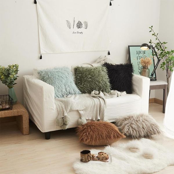 cushion/decorative pillow faux solid color long plush cover for home office sofa decor
cushion/decorative pillow faux solid color long plush cover for home office sofa decor
