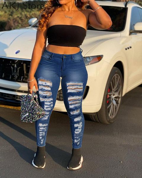 oversize 3xl street women fashion hole skinny high waist pencil jeans dark blue women's
oversize 3xl street women fashion hole skinny high waist pencil jeans dark blue women's