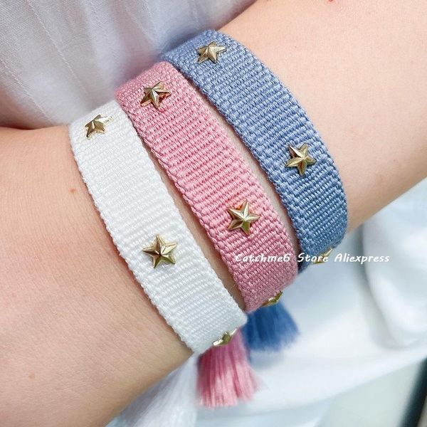 charm bracelets star friendship gift woven bracelet stacking jewelry accessories fashion pulseras, Golden;silver
charm bracelets star friendship gift woven bracelet stacking jewelry accessories fashion pulseras, Golden;silver