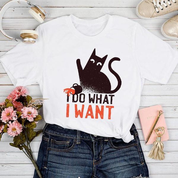 women's t-shirt t-shirts women cat cool funny cartoon 90s printing spring summer tshirt lady stylish sweet print clothes tee, White
women's t-shirt t-shirts women cat cool funny cartoon 90s printing spring summer tshirt lady stylish sweet print clothes tee, White