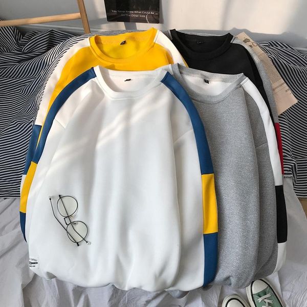men's hoodies & sweatshirts mens casual o-neck patchwork sweatshirt for young men long sleeve harajuku 2021 fashion 6 color hoodie, Black
men's hoodies & sweatshirts mens casual o-neck patchwork sweatshirt for young men long sleeve harajuku 2021 fashion 6 color hoodie, Black