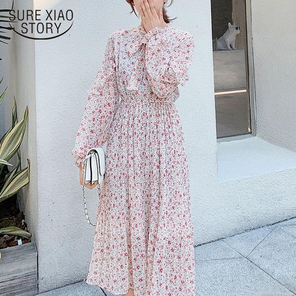 casual dresses vintage floral print chiffon women dress 2021 spring long flare sleeve ruffles a-line empire bow elegant ladies 8550 50, Black;gray
casual dresses vintage floral print chiffon women dress 2021 spring long flare sleeve ruffles a-line empire bow elegant ladies 8550 50, Black;gray