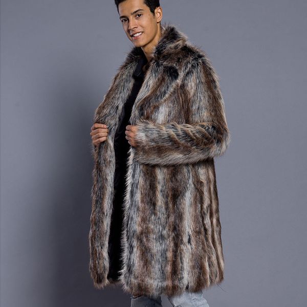 Men Khaki Long Thick Mink Fur Coat High Quality Stand-up Collar Retro Comfortable Windproof and warm Fashion Travel Commuter, Black
Men Khaki Long Thick Mink Fur Coat High Quality Stand-up Collar Retro Comfortable Windproof and warm Fashion Travel Commuter, Black