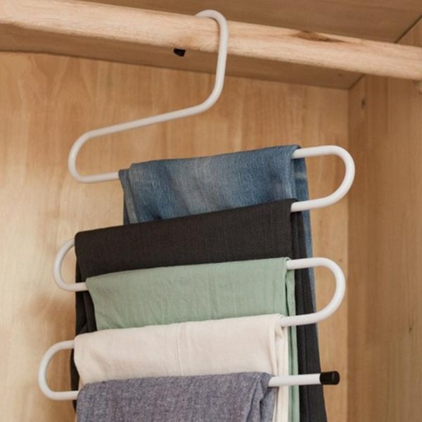 hangers & racks multi-layer metal s type trousers folding rack non-slip multifunctional wardrobe pants clothes hanger
hangers & racks multi-layer metal s type trousers folding rack non-slip multifunctional wardrobe pants clothes hanger