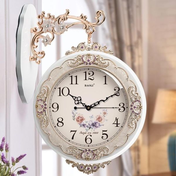 large wood wall clock double-sided living room 3d silent creative art home decoration clocks decor luxury
large wood wall clock double-sided living room 3d silent creative art home decoration clocks decor luxury
