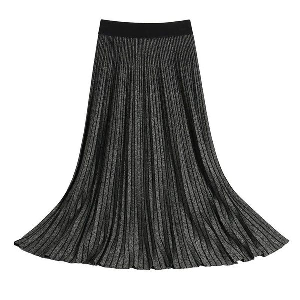 skirts shuchan 2021 knitted pleated long skirt with large and thick a-line double color on both sides 1902, Black
skirts shuchan 2021 knitted pleated long skirt with large and thick a-line double color on both sides 1902, Black