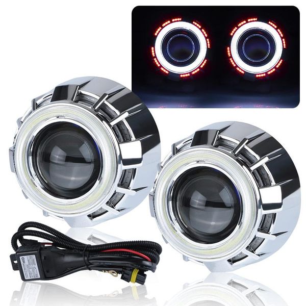 other lighting system 2.5 inch led angel eye bi-xenon projector lenses running light blue red white car-styling retrofit beam lens for h7 h4
other lighting system 2.5 inch led angel eye bi-xenon projector lenses running light blue red white car-styling retrofit beam lens for h7 h4