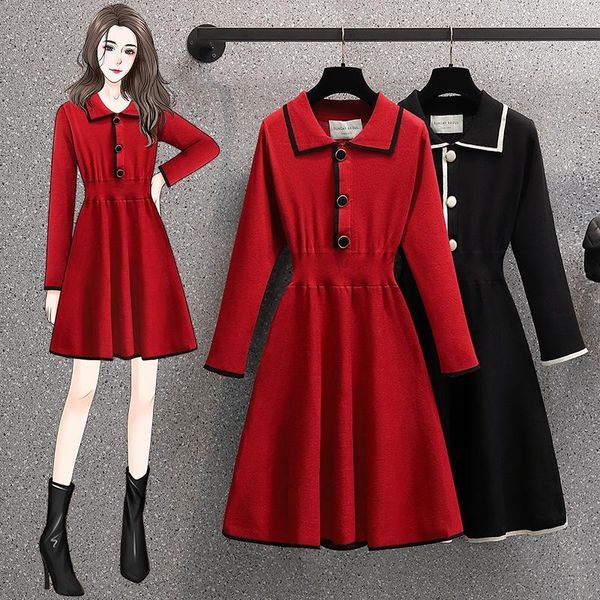 casual dresses ehqaxin 2021 elegant womens knit fall winter fashion loose buttons a-shaped mid-length sweater dress for ladies l-4xl, Black;gray
casual dresses ehqaxin 2021 elegant womens knit fall winter fashion loose buttons a-shaped mid-length sweater dress for ladies l-4xl, Black;gray