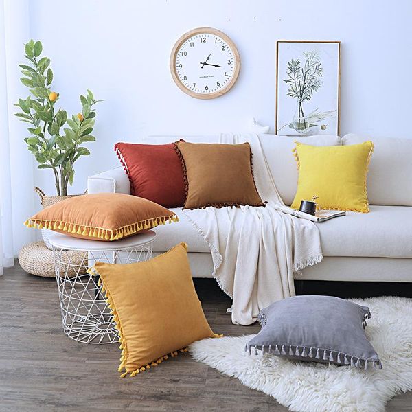 piece of solid color plush pillowcase 30x50cm / 45x45cm with tassel lace korean style sofa pillow decoration cover cushion/decorative
piece of solid color plush pillowcase 30x50cm / 45x45cm with tassel lace korean style sofa pillow decoration cover cushion/decorative
