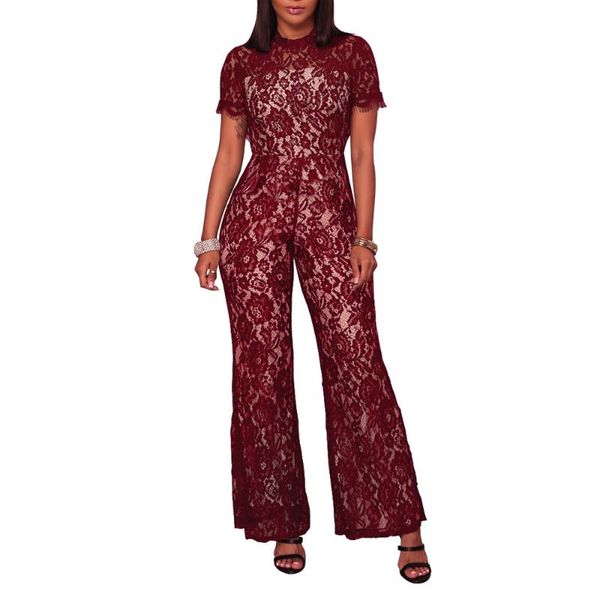 women's jumpsuits & rompers 2021 women fashion lace backless high waist wide leg trousers jumpsuit playsuit pants, Black;white
women's jumpsuits & rompers 2021 women fashion lace backless high waist wide leg trousers jumpsuit playsuit pants, Black;white