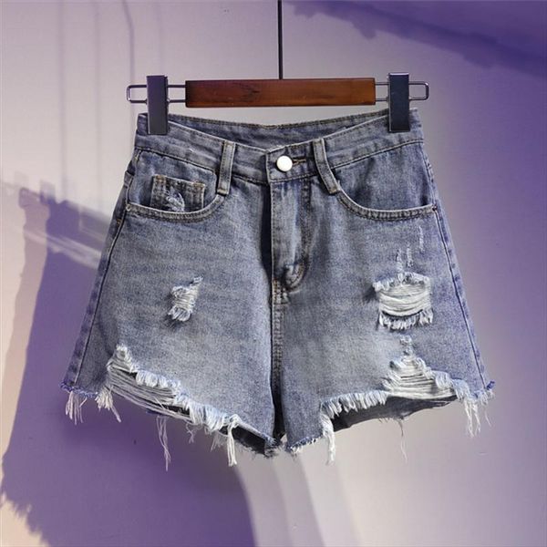 comfy fashion ripped loose women shorts summer plus size jean denim female korean casual vintage short pants wide leg, White;black
comfy fashion ripped loose women shorts summer plus size jean denim female korean casual vintage short pants wide leg, White;black