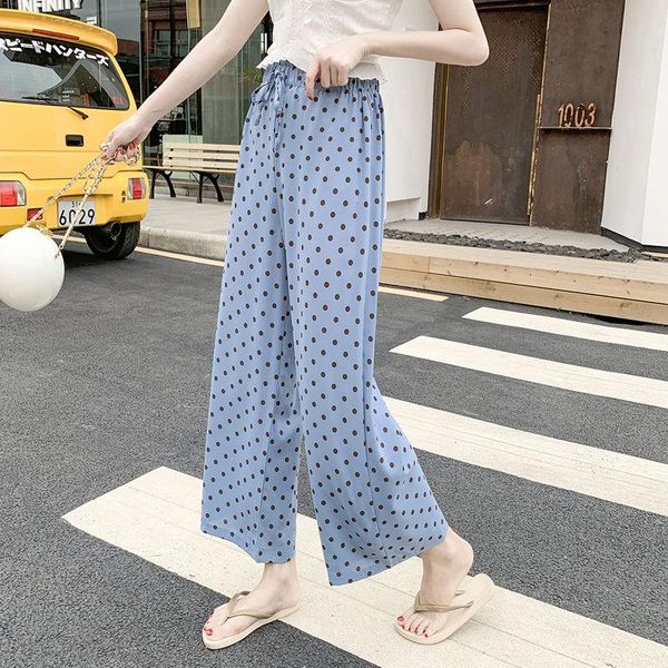 women's pants & capris polka dot wide leg 2021 summer korean style dotted prints high waist loose casual cropped, Black;white
women's pants & capris polka dot wide leg 2021 summer korean style dotted prints high waist loose casual cropped, Black;white