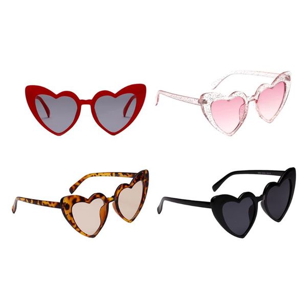 sunglasses fashion heart frame summer sun glasses uv400 eyewear streetwear, White;black
sunglasses fashion heart frame summer sun glasses uv400 eyewear streetwear, White;black