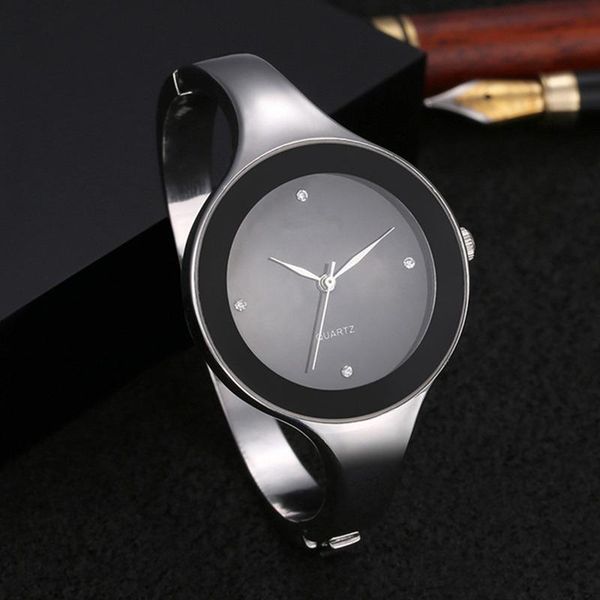wristwatches quartz female gift ladies watch simple bracelet woman steel watchbands rhinestone clock horloge dames, Slivery;brown
wristwatches quartz female gift ladies watch simple bracelet woman steel watchbands rhinestone clock horloge dames, Slivery;brown