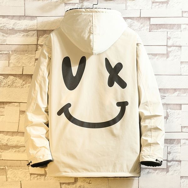 men's jackets japanese style jacket with male hood two sides thick lamb wool warm winter durable without deformation 43um, Black;brown
men's jackets japanese style jacket with male hood two sides thick lamb wool warm winter durable without deformation 43um, Black;brown