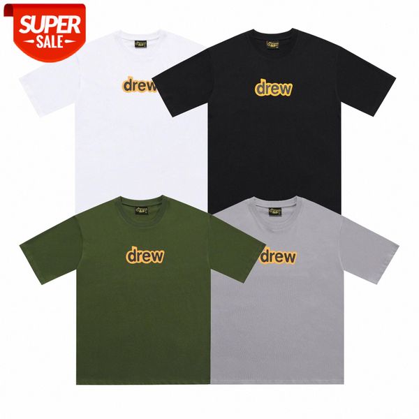 drew house justin bieber the same basic letter men and women paragraph short-sleeved t-shirt #lm8n, White;black 
drew house justin bieber the same basic letter men and women paragraph short-sleeved t-shirt #lm8n, White;black