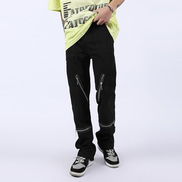 men's pants multi-zippers pocekts black hip hop vibe cargo mens oversize solid straight baggy casual trousers loose harajuku overalls
men's pants multi-zippers pocekts black hip hop vibe cargo mens oversize solid straight baggy casual trousers loose harajuku overalls