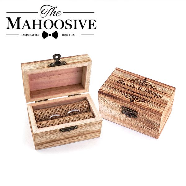 personalized wood wedding wooden ring box holder custom your names and date wedding ring bearer box, Black;white
personalized wood wedding wooden ring box holder custom your names and date wedding ring bearer box, Black;white