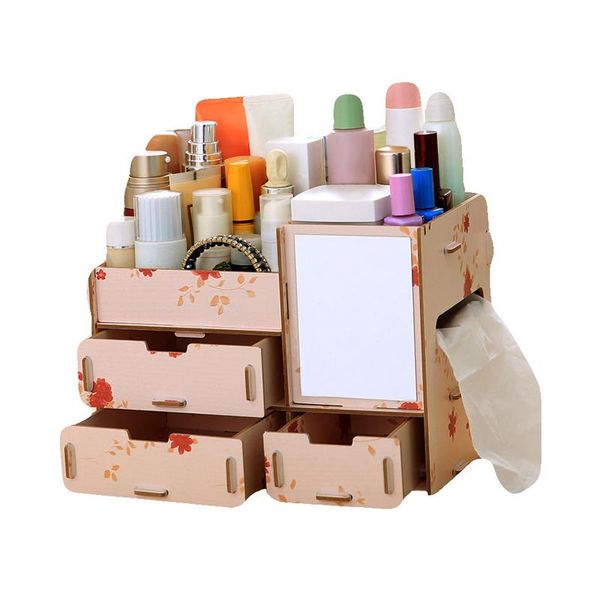 bathroom storage & organization wooden makeup box cosmetic organizer case handmade diy assembly jewelry container with mirror
bathroom storage & organization wooden makeup box cosmetic organizer case handmade diy assembly jewelry container with mirror
