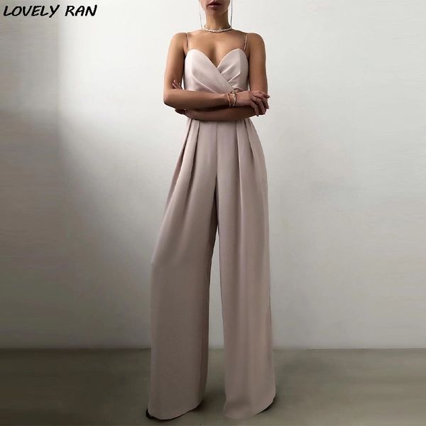 women's jumpsuits & rompers sling high waist wide leg solid sleeveless v-neck female jumpsuit spring summer party ladies pants 2m, Black;white
women's jumpsuits & rompers sling high waist wide leg solid sleeveless v-neck female jumpsuit spring summer party ladies pants 2m, Black;white