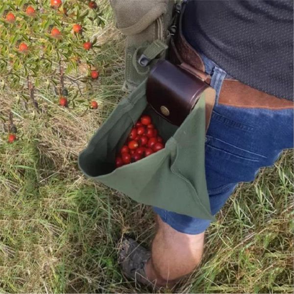 storage bags leather and canvas bushcraft bag, foraging pouch for hiking, treasures & seashells, easy looping with belts
storage bags leather and canvas bushcraft bag, foraging pouch for hiking, treasures & seashells, easy looping with belts
