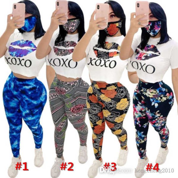 designer women tracksuits with face mask 2 two piece outfits fashion tie-dye printed short sleeve t shirt leggings sportswear s-xl, Gray
designer women tracksuits with face mask 2 two piece outfits fashion tie-dye printed short sleeve t shirt leggings sportswear s-xl, Gray