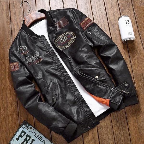 biker leather jacket men vintage rock&roll outwear casual bomber spring autumn design motorcycle pu coat men's fur & faux, Black
biker leather jacket men vintage rock&roll outwear casual bomber spring autumn design motorcycle pu coat men's fur & faux, Black